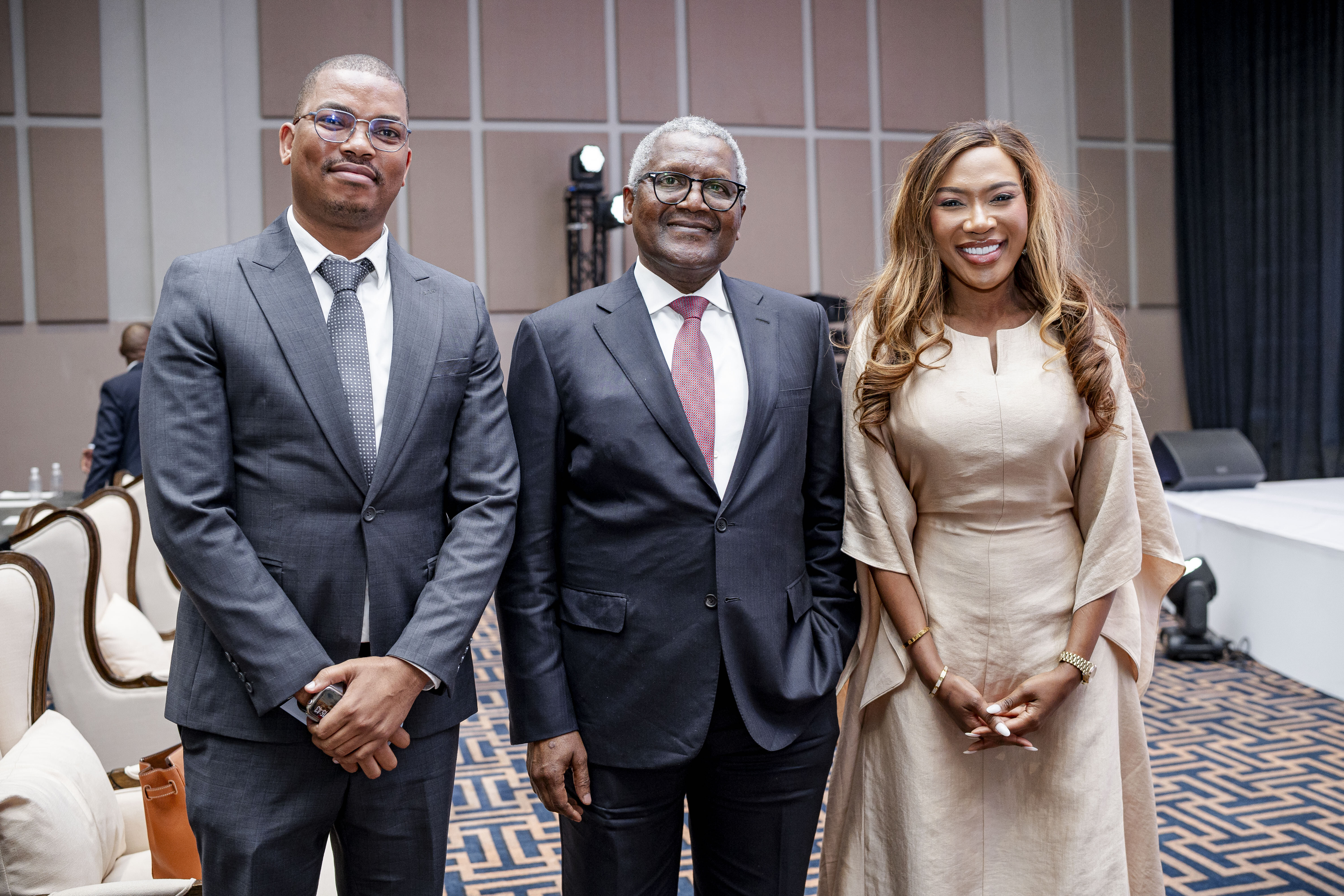 Cover for Dangote Visits Gaborone Botswana, and the BSE is building a pipeline
